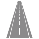 道路のイラスト（直線）2