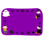 ハロウィンフレームのイラスト2