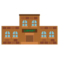 図書館のイラスト1
