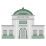 博物館のイラスト2