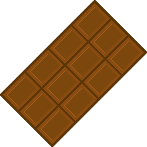 板チョコのイラスト