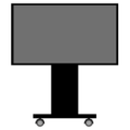 横長のデジタルサイネージのイラスト1