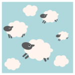 羊のイラスト（複数）