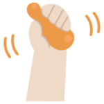 ものを掴むリハビリのイラスト2