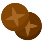 しいたけのイラスト（おせち）