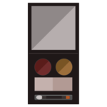 アイシャドウパレットのイラスト
