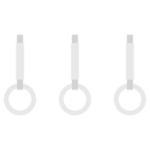 電車のつり革のイラスト