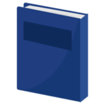 閉じた本のイラスト