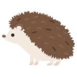 ハリネズミのイラスト2