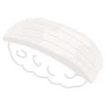 お寿司のイラスト（イカ）