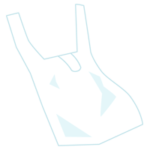 ビニール袋のプラゴミのイラスト