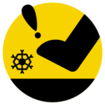 路面凍結注意のアイコンイラスト