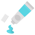 水色の絵の具のイラスト2