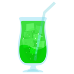 メロンソーダのイラスト1
