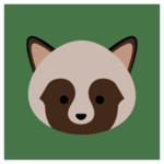 たぬきの顔のイラスト3