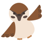 すずめのイラスト4