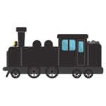 蒸気機関車のイラスト1