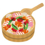 ちらし寿司のイラスト2